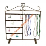 Metal Jewelry Necklace Earring Display