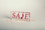 ACRYLIC SALE LOGO SIGN BLOCK